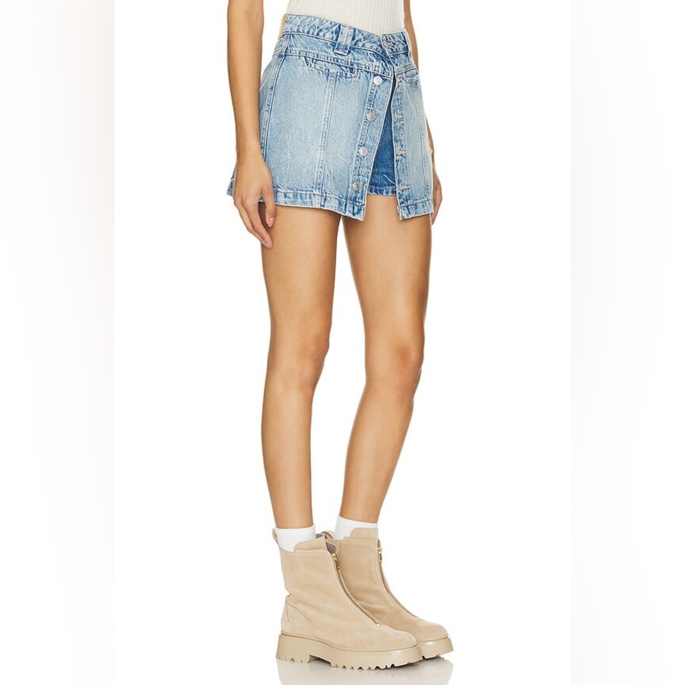 Free People We the Free Midnight Sun Denim Skort size 30 - Picture 7 of 14